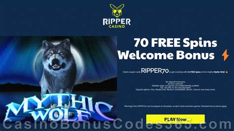 ripper casino 70 free spins - ripper casino codes